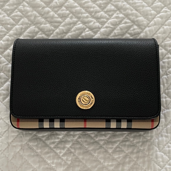 Burberry Grainy Vintage Check Hampshire Crossbody Bag - Picture 1 of 11